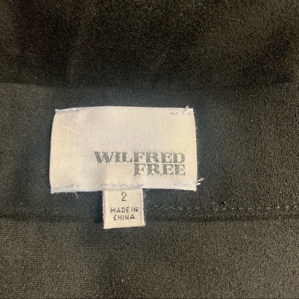 Wilfred Free Faux Suede Midi Side Slit Skirt - Picture 5 of 8